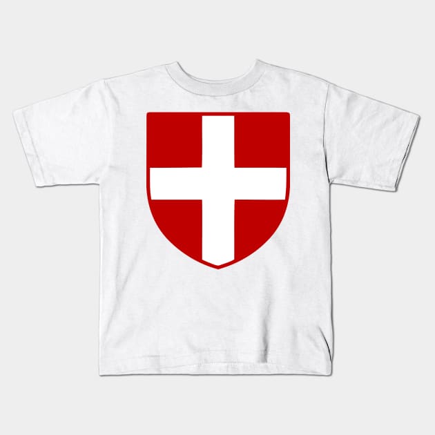 Switzerland Kids T-Shirt by Huggy Mauve